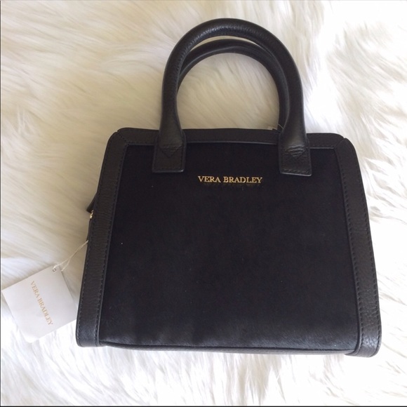 🆕Vera Bradley Natalie Crossbody Calf Hair Black - Picture 3 of 6
